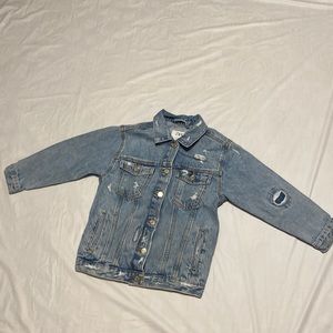 Zara kids jean jacket size 8